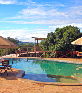 Swimming pool at Rhino Watch Lodge