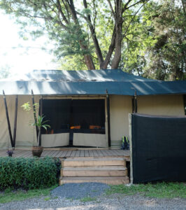 Office tent for our Kenya safari tour operator business.
